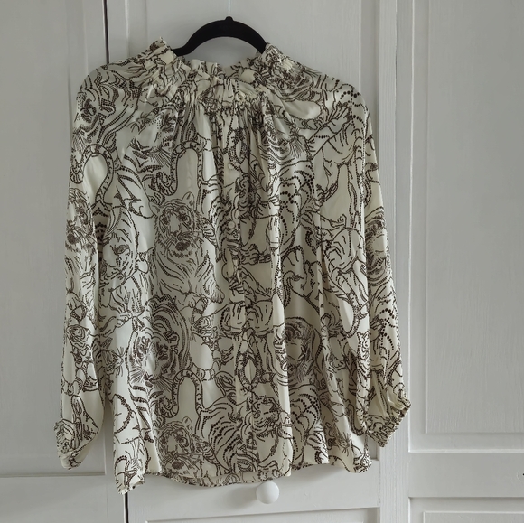 Ann Mashburn silk blouse - Picture 2 of 7